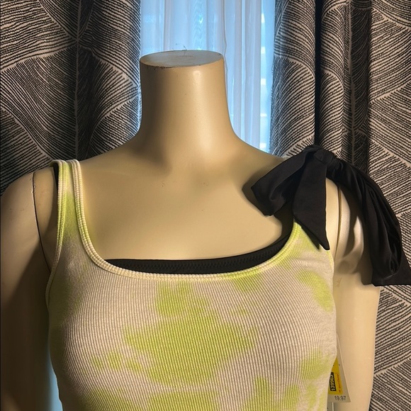Abound Lime Tie-Dye Dress - Picture 7 of 9